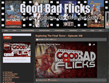 Tablet Screenshot of goodbadflicks.com